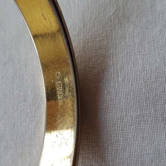 Vintage Monet Sarah Cov D'Orlan gold tone bracelets - Picture 4 of 14